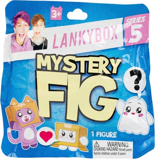 Lankybox-mysteerifiguuri pussissa